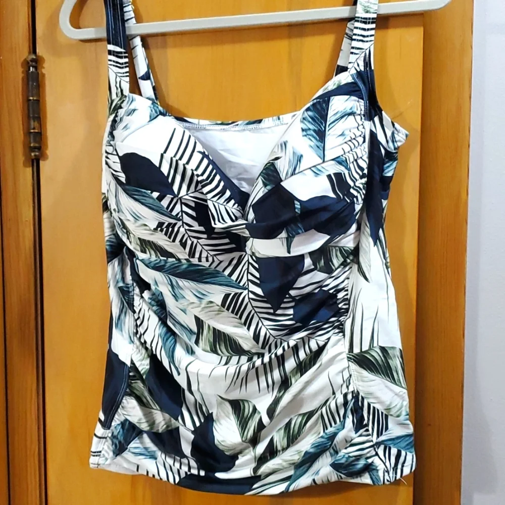 La Blanca Moment of Zen Tankini Top - Picture 1 of 3